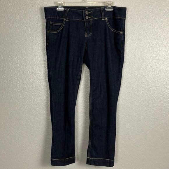 Arizona Jeans Co. Size 11 Cotton Blend Dark Wash Bootcut Leg Style Women’s Jeans - Picture 1 of 8